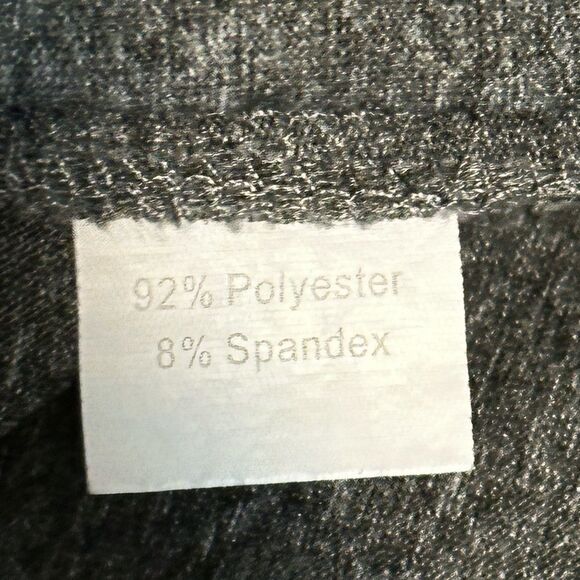 Gray Short Sleeve Workout T-Shirt with Round Neckline Sz Medium - Picture 4 of 5